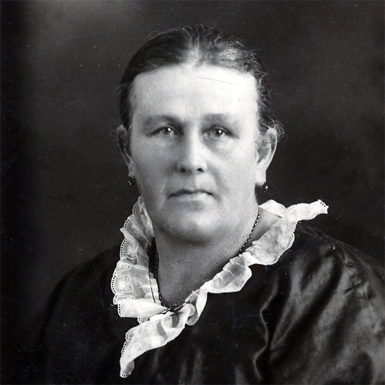 Black & white portrait of Mary Ann Turner